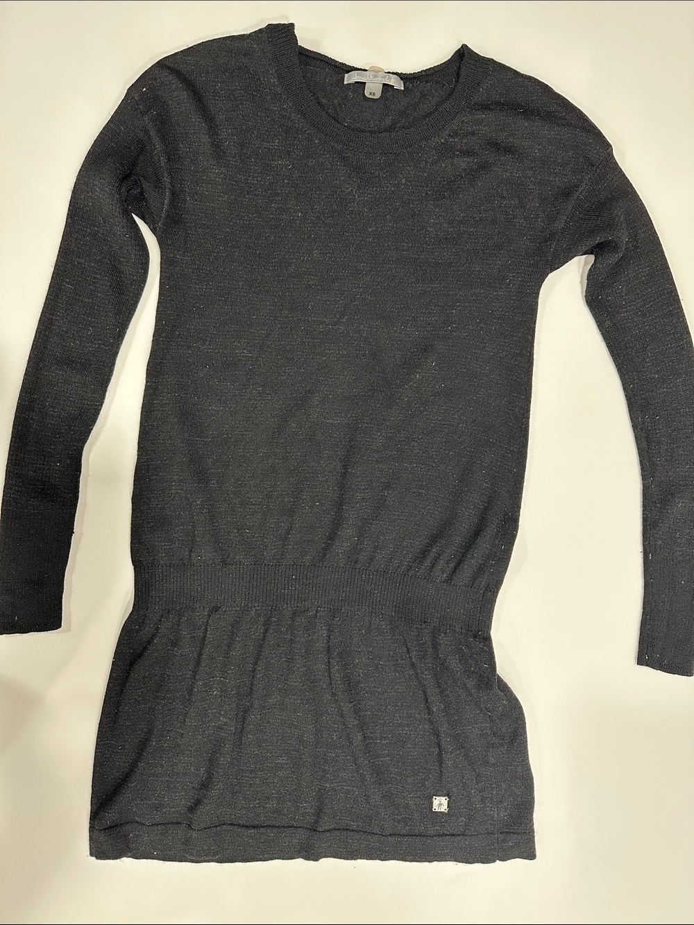 Smartwool Black Long-Sleeve Knit Casual Dress